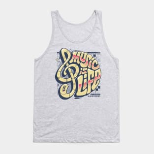 Music is life V1 - funny musician lover Tank Top